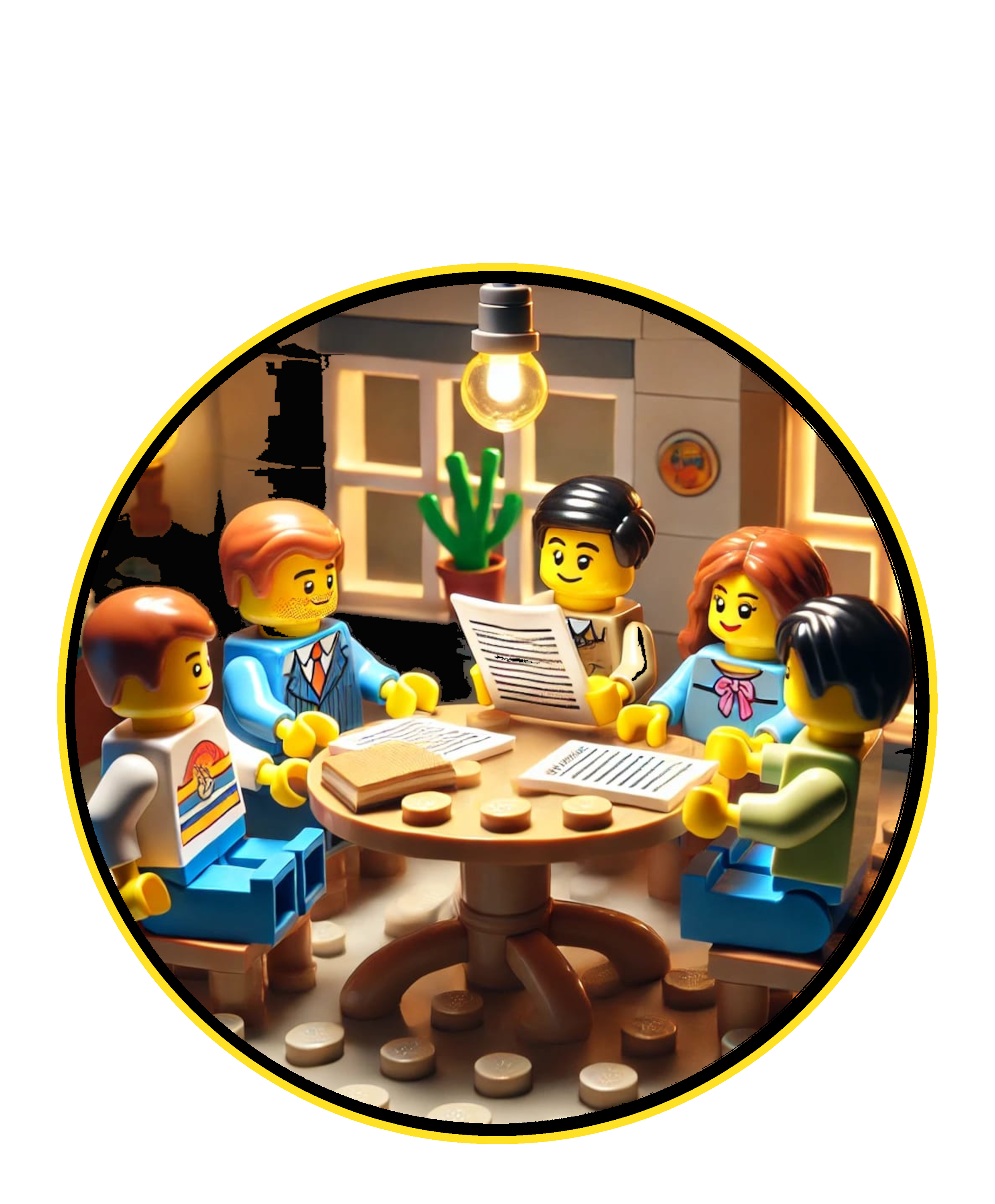 LEGO classroom scene